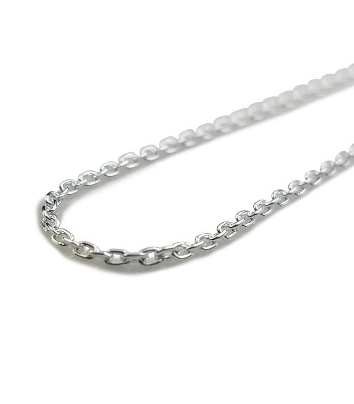 [dredline] 1.3mm60cm CL35 Figaro Chain Silver Necklace for Women and Men, Pendant Chain, Silver 925, Silver Accessory (60cm, CL35, 1.3mm width)
