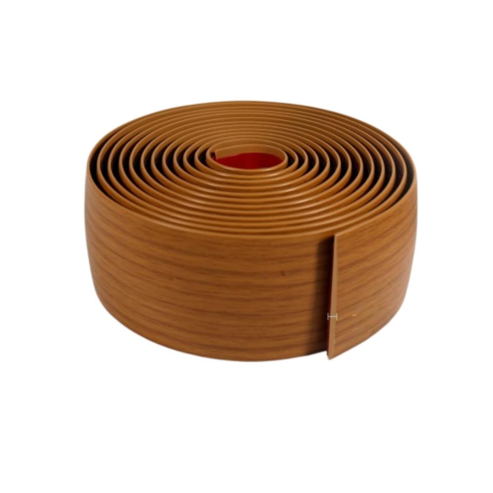 1pc Self Adhesive  Floor Transition Strip,Cover Strips Laminate Floor Strip for Carpet, Tile & Gaps, Elegant Wood Grain Design