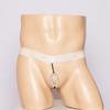 Men's bead chain ring hollow sex panties, special for men's sex thong T-pants lace panties