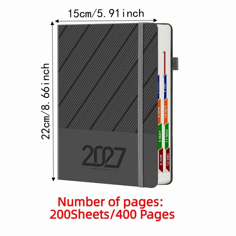 Wear-resistant 2027 Schedule Planner Notepad 12 Months To-do List Notebook  Travel