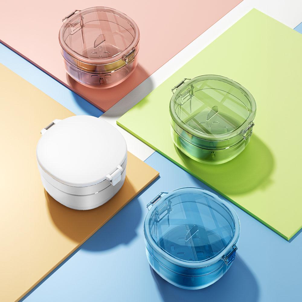 Orthodontic Retainer and Denture Cleaning Storage Box