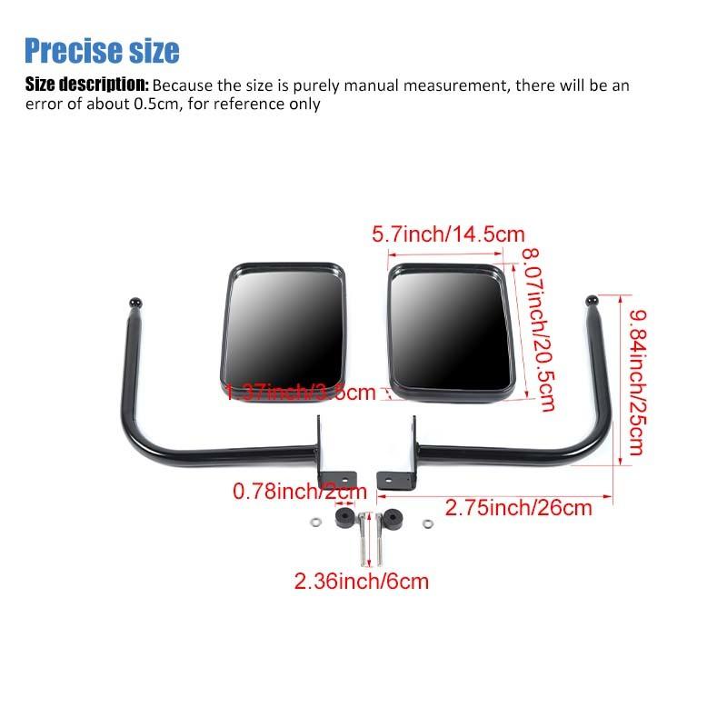 Motor Scharnier Umkehr Spiegel Für Jeep Wrangler JL Für Gladiator JT 2018 Up Auto Styling Zubehör