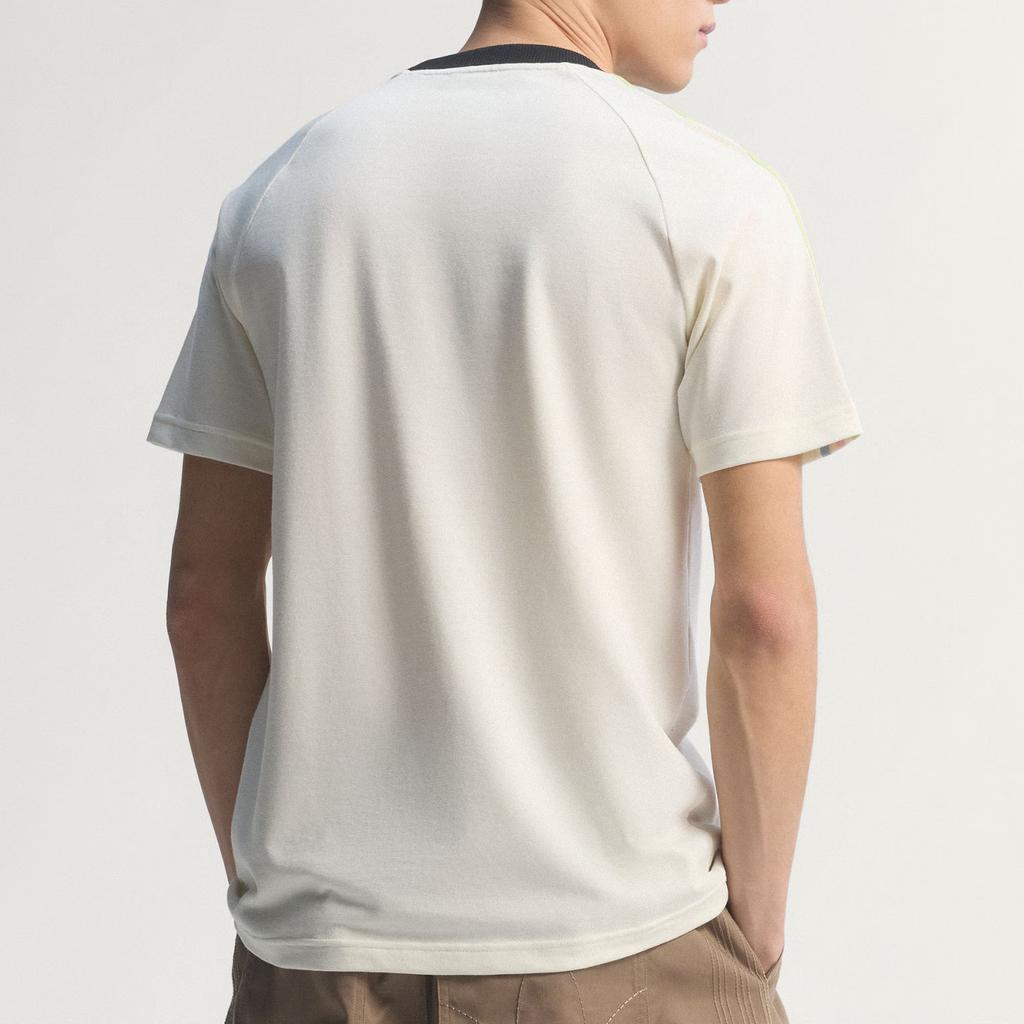 Adidas Originals Japan Retro Football Casual Culture Slim Fit Knitted Crew Neck Short Sleeve T-Shirt Men Tops KA9336