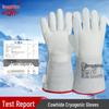 Ultra-Low Temperature Cold-Resistant Cowhide Gloves for Liquid Nitrogen, Dry Ice, and LNG Handling