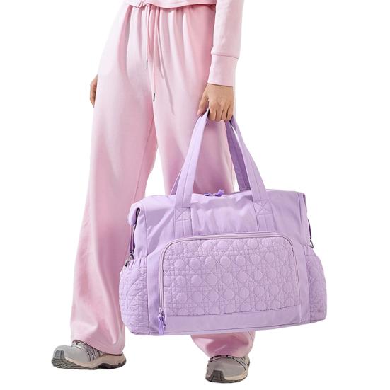 Sports Fitness Bag Waterproof Gym Bag with Multi-Pockets Adjustable Shoulder Strap Versatile Yoga Tote