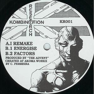 

12inch Record ADVENT Remake EP KR001 Kombination Res 1998 UK Dance Electronica Used