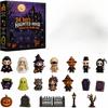 Strašidelný dům Halloweenský adventní kalendář 2026 24 dní Mini figurky Strašidelný odpočítávací kalendář s denními překvapeními Pro stolní dekoraci a halloweenskou párty