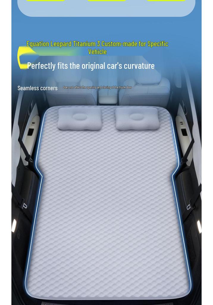 Leopard Titanium 3 Car Rear Seat Inflatable Mattress - Suitable for 25 Equation Models