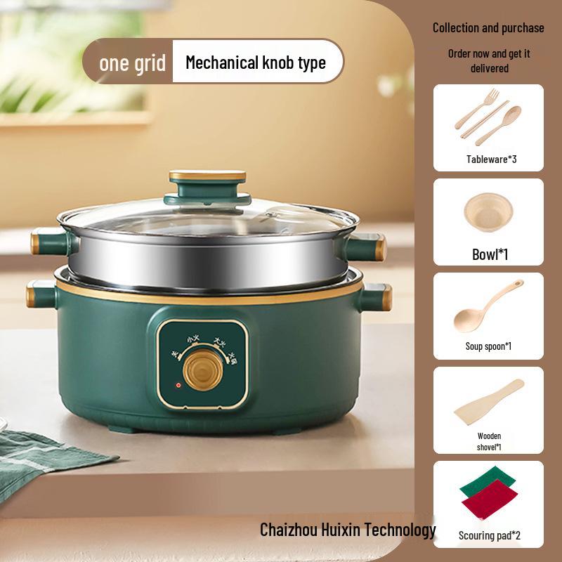Three-Layer Electric Steamer with Auto Power-Off and Timer Stainless Steel Electric Steamer
