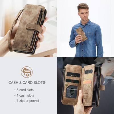 Fall Protection Luxury Flip Leather Wallet Case For Samsung Galaxy Z Fold 4 Fold4 Fold 3 5g Fold3 S20 Fe S23 S22 Ultra S21 Plus