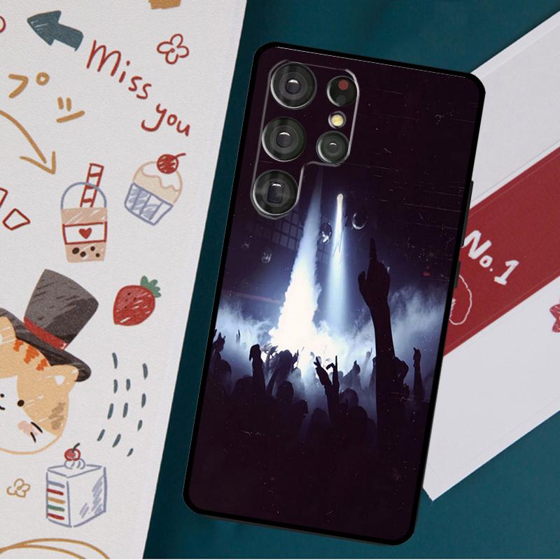 Techno Music Case For Samsung Galaxy S23 S21 S22 Ultra Plus S20 FE Note 20 Note 10 S8 S9 S10 Plus Cover