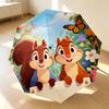 Squirrel Garden 8 Ribs 3Fold Black Glue Uv Protection Umbrella Sun Protection Rainproof Compact Folding Umbrella For Travel Daily Use C924798