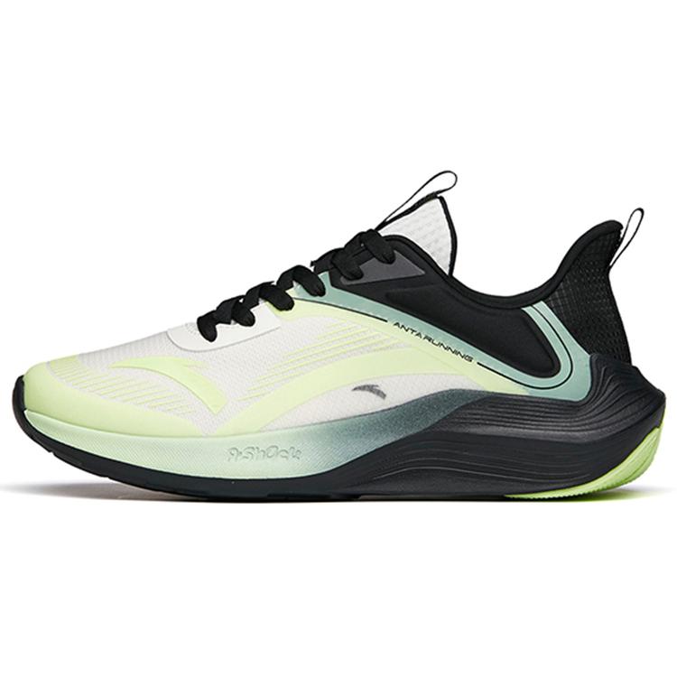 

New Anta DuCi1 Anti Slip And Wear Resistant Breathable Low Top Sprint Running Shoes Men s White Green Black 912325581-3 42