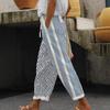 New Women's Regular Drawstring Pocket Casual Pants Multi-color Digital Printed Women's Trousers