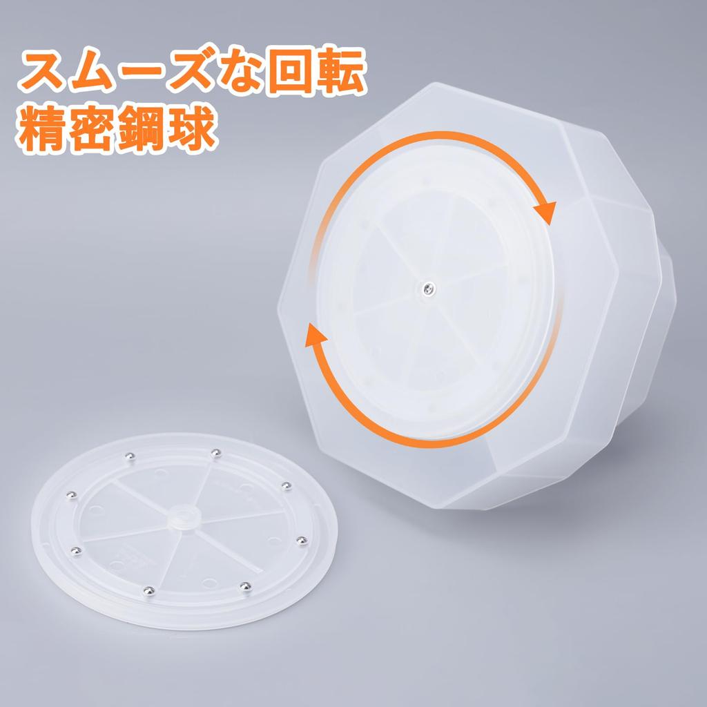 FRETONBA Pen Holder, 360-Degree Rotating Pen Holder, Large Capacity, 9-Gage Pencil Holder, Multifunctional Desk Organizer, Small Item Classification,