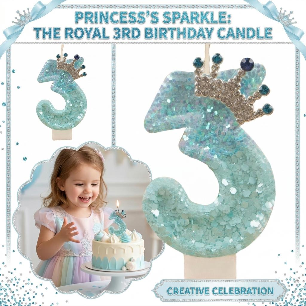 Fashion Cartoon Creative Birthday Candles Party Digital Candles