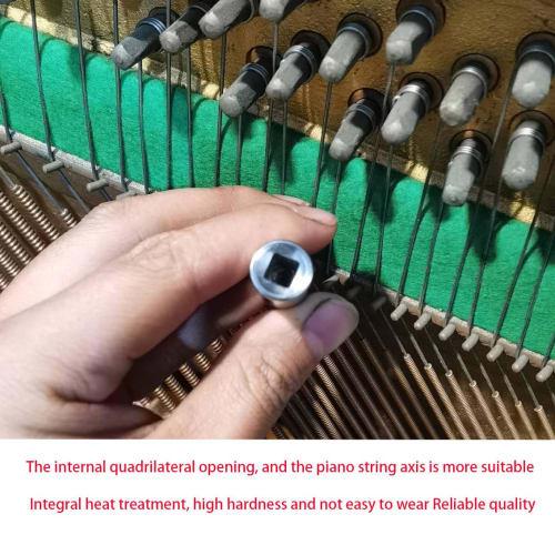 XUYIYUE Piano Power Tuning Pin Socket Disassembly Tool, Piano Tuning Pin Removal Tool with Square Inner Opening for Quick Piano String Shaft Removal