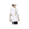 Adidas Neo W Dsny Dd Tee3 Disney Donald Duck Graphic Round Neck Loose Sports Short Sleeve T-Shirt Women Tops White GJ5654