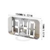 LED Multifunctional Mirror Desktop Automatic Photosensitive Electronic Clock