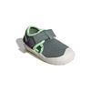 Baby Adidas Captain Toey Breathable And Lightweight Low Top Toddler Shoes Gray Green IF3109