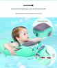 Man Bao Inflatable Baby Swimming Ring with Sunshade, Padded Underarm Vest for 0-3 Year Olds