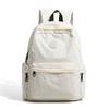 Schoolbag Light-colored Versatile Backpack Lightweight and Wear-resistant Class Student Schoolbag Daily Travel Large-capacity Computer Bag