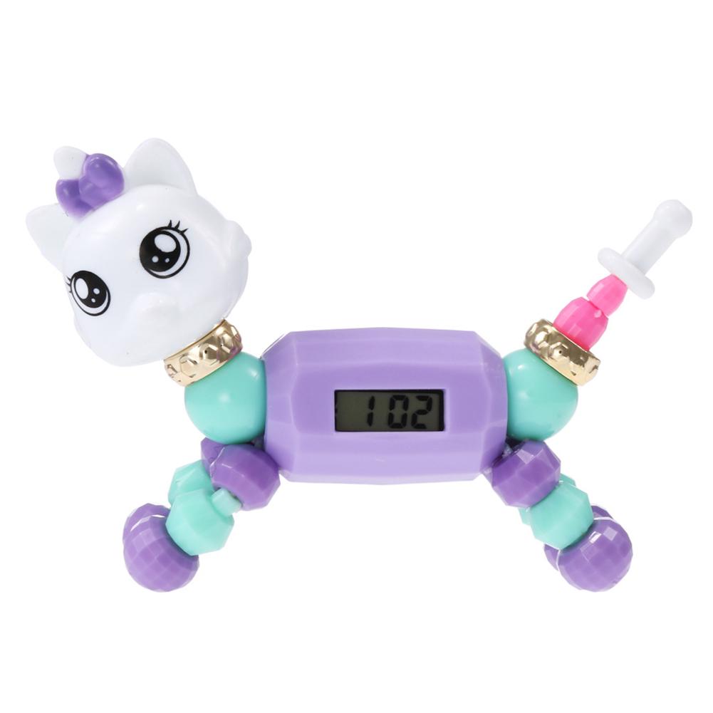 Süße Cartoon DIY Tier Armbanduhr für Jungen Mädchen Kinder