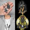 Amulett Talisman Anubis Gud Döden Halsband Hänge Antika Egypten Egyptisk Symbol Evigt Liv skydda väktare Döda