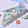 Expoxy Resin Silicone Mold Protractor Triangle Ruler Right Angle Ruler Resin Casting Molds For DIY Craft Stationery Making Tools