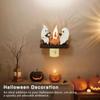 2025 Ghost Campfire Flickering Nightlight Halloween 3D LED Campfire Night Light Gifts Indoor Decorations for Family Friends
