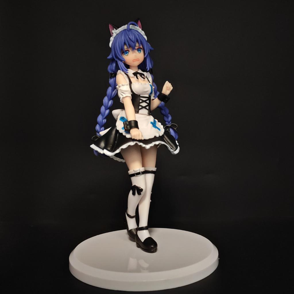 Mushoku Tensei Roxy Migurdia Maid Outfit Anime Figure Standing Kneeling Pose Cute Cat Ear Maid Dress Model Toy Desktop Deco Gift