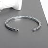 Silver Color Minimalist Dots Pattern Bracelet For Women Men  Fine Jewelry Couple Present