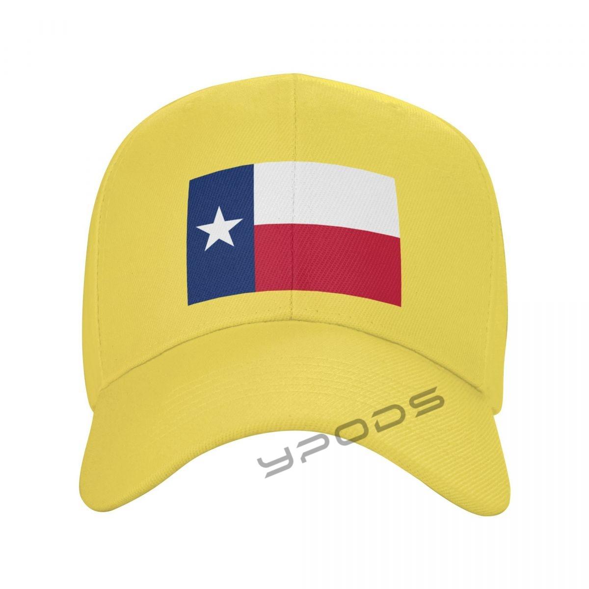 

Простые однотонные бейсболки с флагом штата Техас, многоцветные мужские и женские козырьки, регулируемые повседневные спортивные шапки One Size