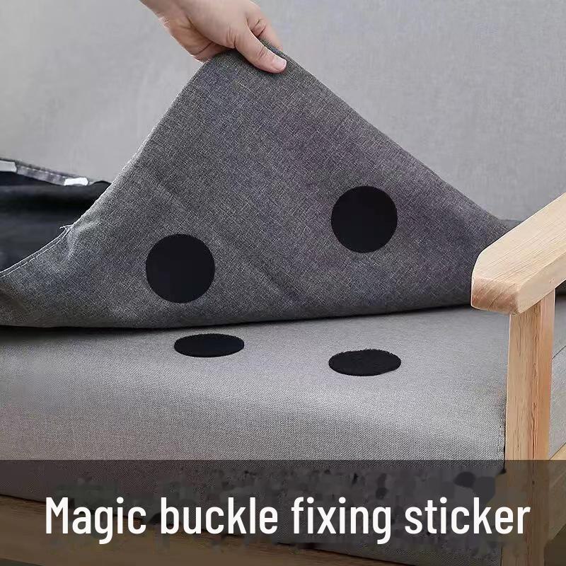 Non-Slip Bed and Sofa Cushion Fastener with Traceless Adhesive