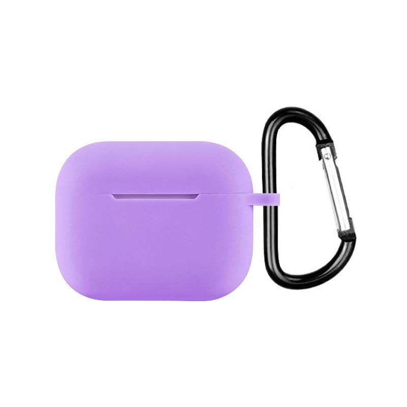 Solid Color Silicone Protective Cover for Apple AirPods Pro 2