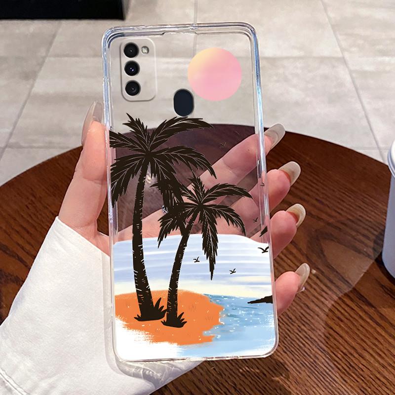 

Casing For Samsung Galaxy M30s Case Transparent Aesthetic Cute Cat Soft TPU Cover For Samsung M21 M21s M31 Phone Case Bumper Galaxy M30s