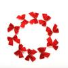 12pcs Mini Bow Christmas Tree Accessories - Perfect for Handmade Wedding Bouquets, Gift Packaging, Cake Decor, and More