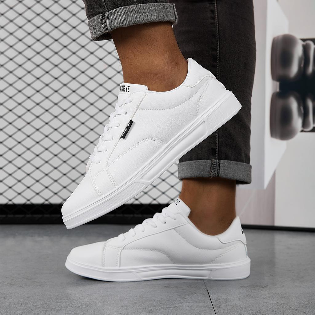Spring Men Women Shoes Outdoor White Leather Casual Sneaker Summer Sport Running Breathable Walking Flat Female Footwear Fashion