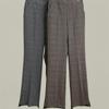 New ArrivalS Open Run Women S caSual Check Back Banding Unbalanced Bootcut pantS