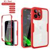 Clear 360 Full Wrap Phone Case For iPhone 16 Pro Max 15 14 13 12 11 SE2/SE3 Xr Xs 7 8 Plus Film With Lens Protection Back Cover