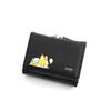 Cartoon Ladies Wallet Pu Cardholder Short Style With Print For Daily Use