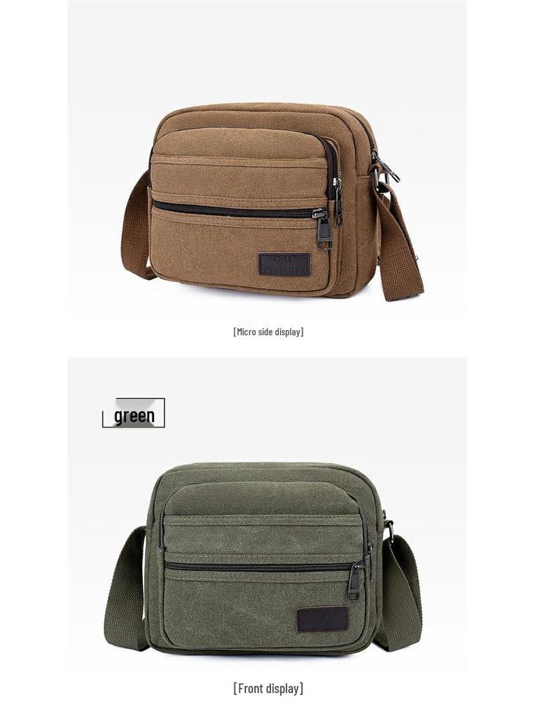 Durable Canvas Multifunctional Electrician Tool Bag - Large Single Shoulder Repair Bag