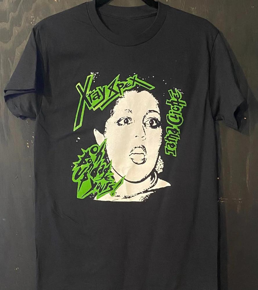 Новая Популярная Черная Футболка X-Ray Spex Хлопок Унисекс Футболка M