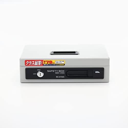 IRIS OHYAMA Safe Håndholdt Safe A5 Slim Dobbeltbrett SBX-A5S Grå