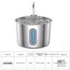 Automatic Pet Water Dispenser with Circulating Flow for Cats & Dogs