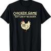 Lustiges Hühnerspiel T-Shirt _Schau das Huhn nicht an_ Bedrucktes Grafikoberteil für &