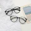 Fashionable Minimalist Retro Korean Version Ultra Light Student No Makeup Black Big Round Frame Glasses Female