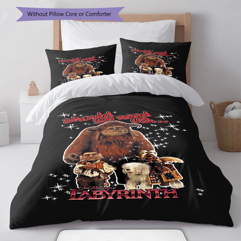 Labyrinth Pattern Bedding,Quilt Set Quilt Cover Pillowcase Home Birthday Gift (1 * duvet cover + 2 * pillowcase, without core)