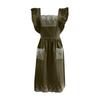 Women's Baking Apron Women's Ruffles And Roses Apron For Baking, Cooking & Crafts For Women's