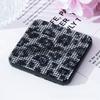 Foldable Design Pocket Mirror Lightweight Foldable Mirror Sparkling Square Mirror  Vanity Table Use